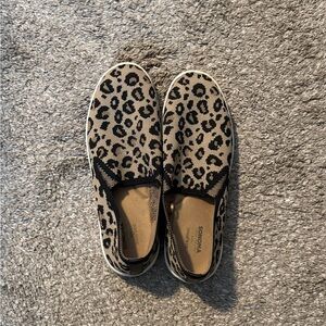 Sonoma Women's Leopard Print Slip-On Sneakers